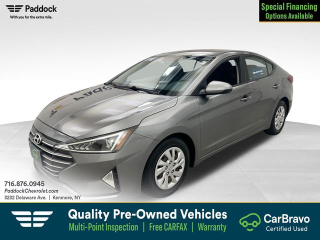 Machine Gray 2020 Hyundai Elantra Sedan Front-Wheel Drive Continuously Variable Transmission