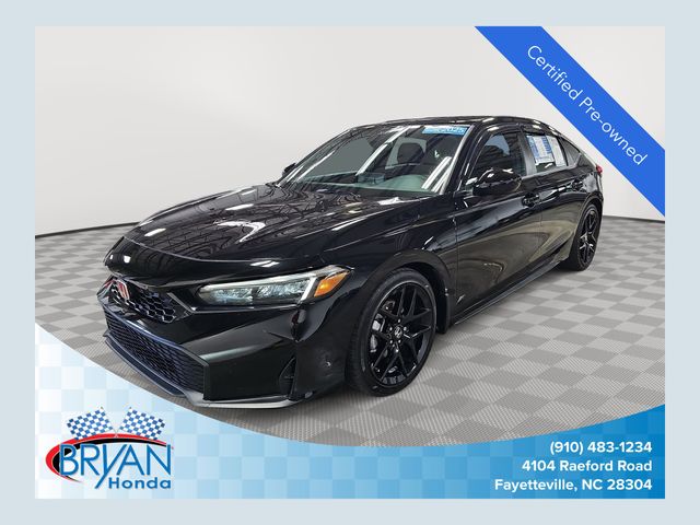 Crystal Black Pearl 2025 Honda Civic Hatchback Hatchback Front-Wheel Drive Continuously Variable Transmission