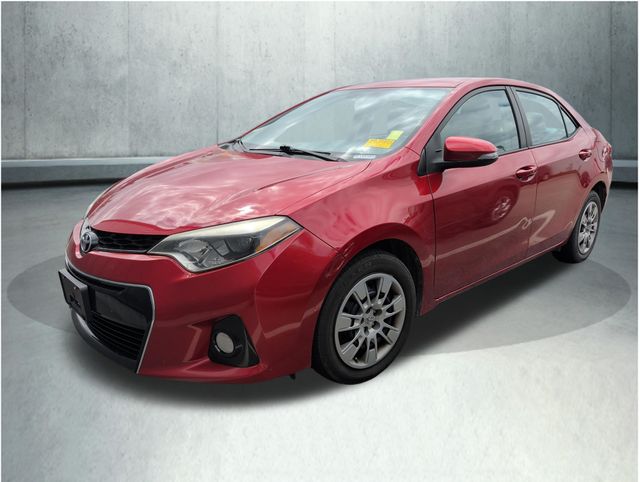 Barcelona Red Metallic 2014 Toyota Corolla Sedan Front-Wheel Drive Continuously Variable Transmission
