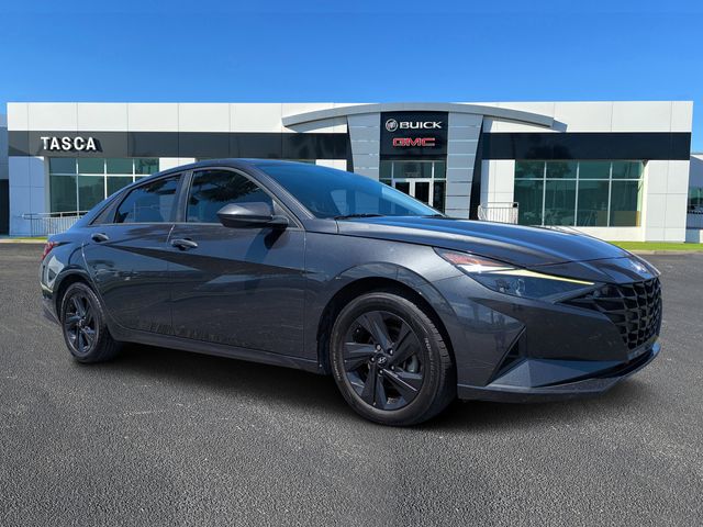 Portofino Gray 2021 Hyundai Elantra SEL FWD Sedan Front-Wheel Drive Continuously Variable Transmission