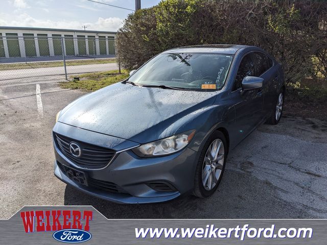 Blue Reflex Mica 2017 Mazda MAZDA6 Touring Sedan FWD Sedan Front-Wheel Drive 6-Speed Automatic