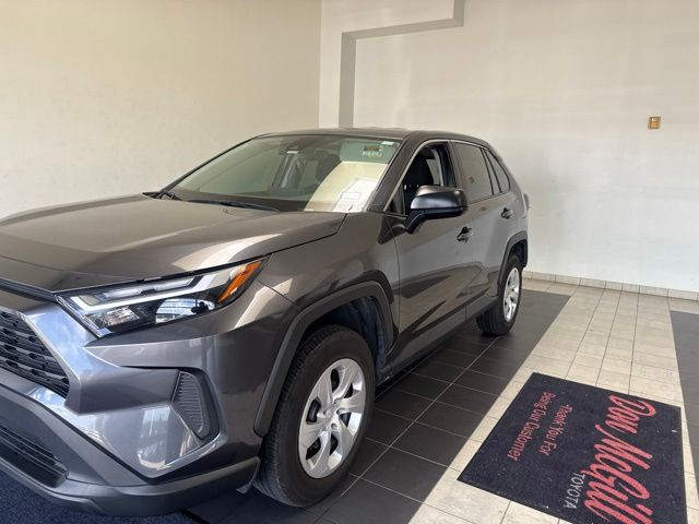 2025 Toyota RAV4 LE Gray at Texan Dodge Chrysler Jeep Ram