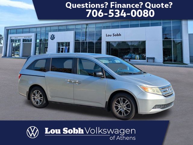 Alabaster Silver Metallic 2011 Honda Odyssey Minivan Front-Wheel Drive 5-Speed Automatic