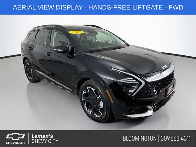 Ebony Black 2025 Kia Sportage SUV / Crossover Front-Wheel Drive 8-Speed Automatic