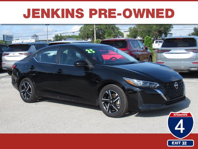 Super Black 2025 Nissan Sentra Sedan Front-Wheel Drive Continuously Variable Transmission