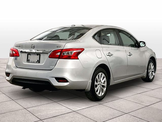 2019 Nissan Sentra SV Silver at Subaru and VW of Moon Township