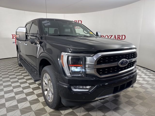 2021 Agate Black Metallic Ford F-150 Platinum Truck
