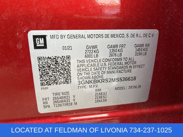 Used 2021 Chevrolet Blazer For Sale in New Hudson, MI
