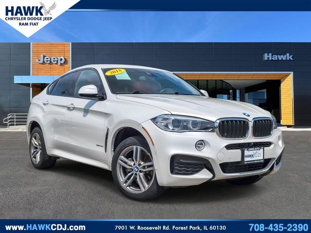 Mineral White Metallic 2018 BMW X6 SUV / Crossover All-Wheel Drive 8-Speed Automatic
