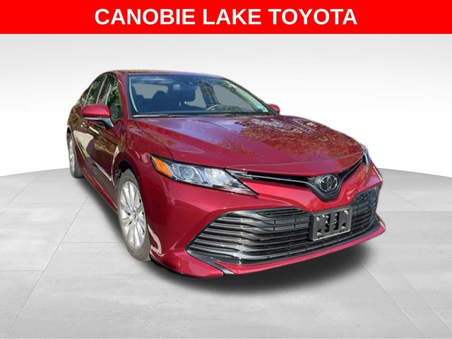 Red (Ruby Flare Pearl) 2019 Toyota Camry Sedan Front-Wheel Drive 8-Speed Automatic