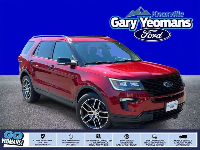 Ruby Red Metallic 2019 Ford Explorer SUV / Crossover All-Wheel Drive 6-Speed Automatic