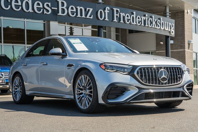 Cirrus Silver Metallic 2025 Mercedes-Benz E-Class AMG E 53 Hybrid 4MATIC+ Sedan All-Wheel Drive 9-Speed Automatic
