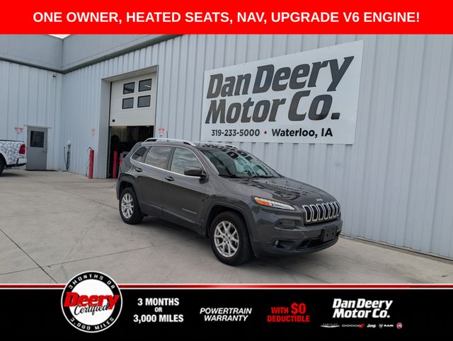 Gray (Granite Crystal Metallic Clearcoat) 2017 Jeep Cherokee SUV / Crossover Four-Wheel Drive 9-Speed Automatic