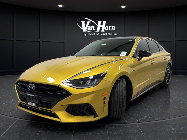 Used 2021 Glowing Yellow Hyundai N Line image 3
