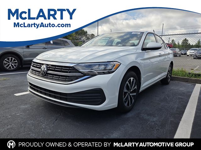 Pure White 2024 Volkswagen Jetta S FWD Sedan Front-Wheel Drive 8-Speed Automatic