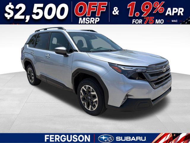 Ice Silver Metallic 2026 Subaru Forester SUV / Crossover All-Wheel Drive Continuously Variable Transmission