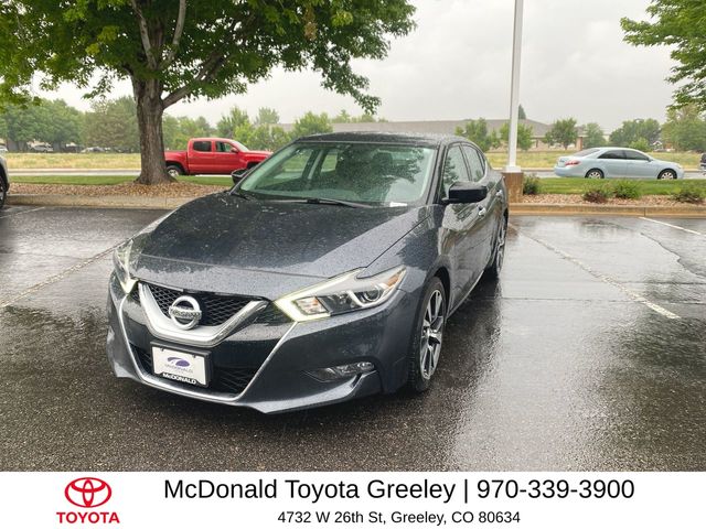 Storm Blue 2016 Nissan Maxima Sedan Front-Wheel Drive Continuously Variable Transmission
