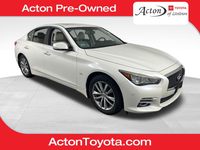Majestic White 2016 INFINITI Q50 2.0t Premium AWD Sedan All-Wheel Drive 7-Speed Automatic