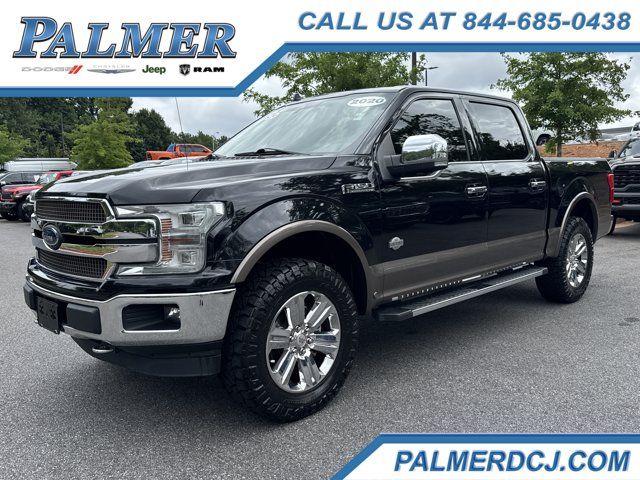 Black 2020 Ford F-150 Pickup Truck Four-Wheel Drive Automatic