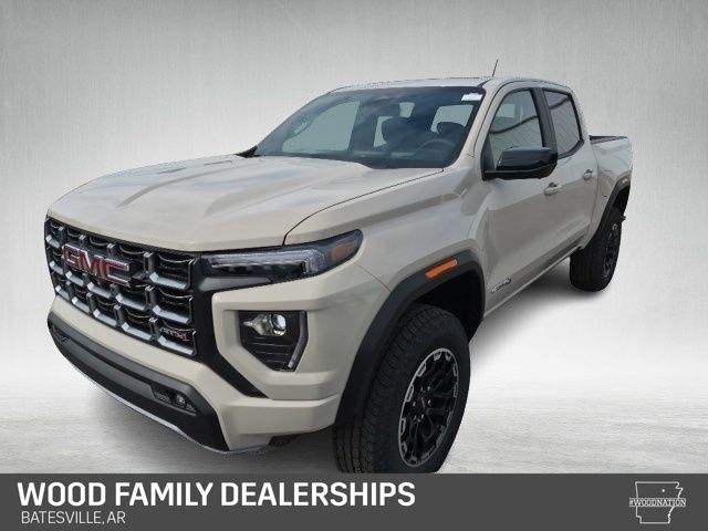 Coastal Dune 2026 GMC Canyon AT4 Crew Cab 4WD Pickup Truck Four-Wheel Drive 8-Speed Automatic