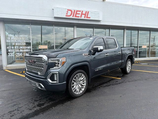 Gray (Dark Sky Metallic) 2019 GMC Sierra 1500 Denali Crew Cab 4WD Pickup Truck Four-Wheel Drive Automatic