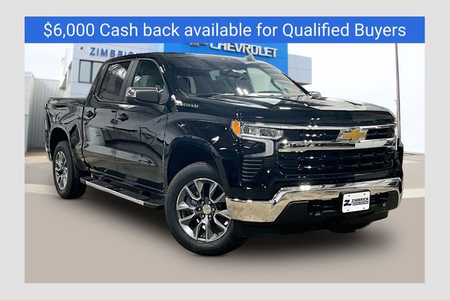 Black 2026 Chevrolet Silverado 1500 Pickup Truck Four-Wheel Drive Automatic