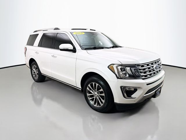 White Platinum Clearcoat Metallic 2018 Ford Expedition Limited 4WD SUV / Crossover Four-Wheel Drive Automatic