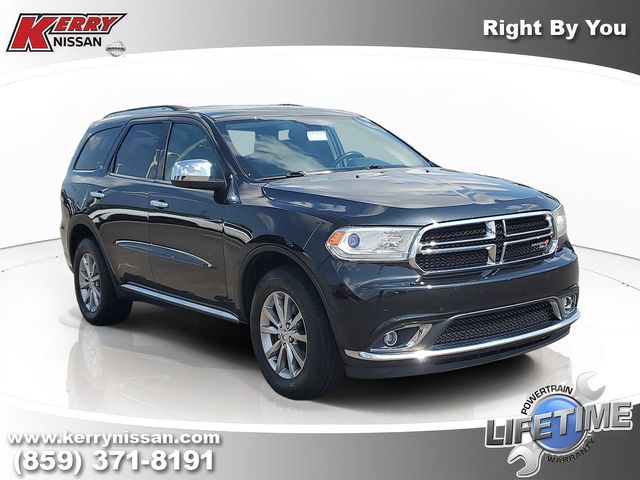 Brilliant Black Crystal Pearlcoat 2016 Dodge Durango SUV / Crossover All-Wheel Drive 8-Speed Automatic