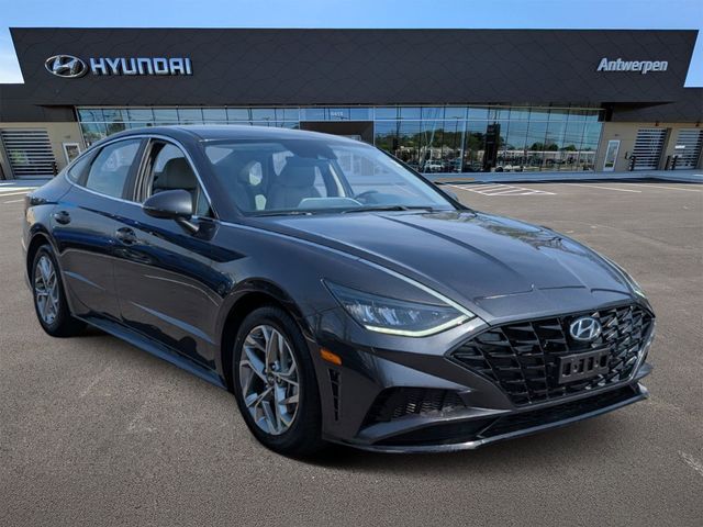 Portofino Gray 2021 Hyundai Sonata SEL FWD Sedan Front-Wheel Drive 8-Speed Automatic Overdrive