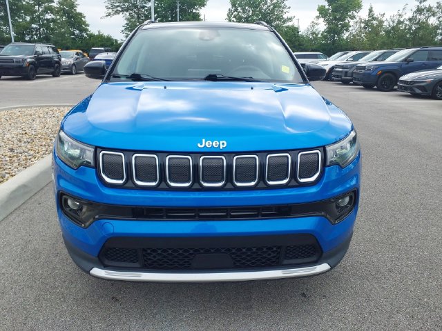 Used 2022 Laser Blue Jeep Limited image 2