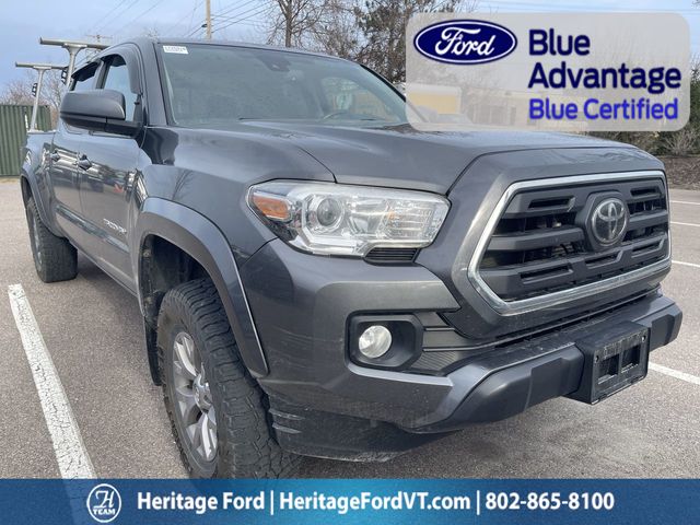 Gray 2019 Toyota Tacoma SR5 V6 Double Cab LB 4WD Pickup Truck Four-Wheel Drive 6-Speed Automatic