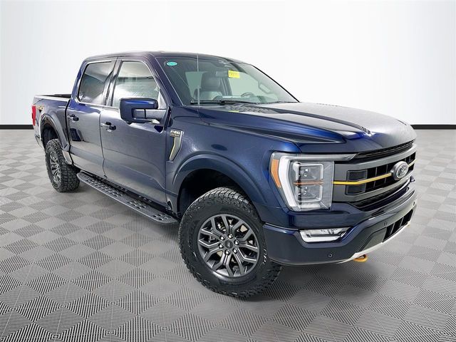 Antimatter Blue Metallic 2023 Ford F-150 Tremor SuperCrew 4WD Pickup Truck Four-Wheel Drive Automatic