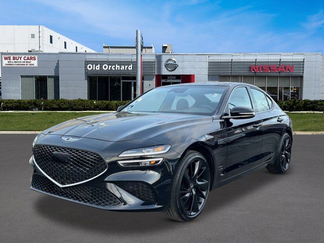 Vik Black 2023 Genesis G70 2.0T RWD Sedan Rear-Wheel Drive 8-Speed Automatic