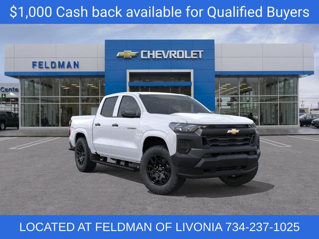 Summit White 2026 Chevrolet Colorado Pickup Truck Four-Wheel Drive 8-Speed Automatic
