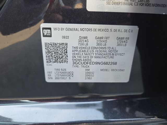 Used 2022 Gray Chevrolet LT Trail Boss image 36