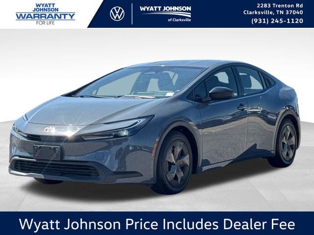 Gray 2024 Toyota Prius Hatchback Front-Wheel Drive Continuously Variable Transmission