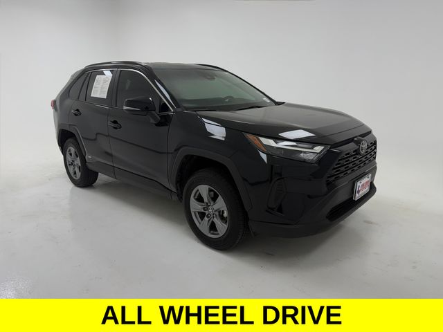 Midnight Black Metallic 2025 Toyota RAV4 Hybrid SUV / Crossover All-Wheel Drive Automatic