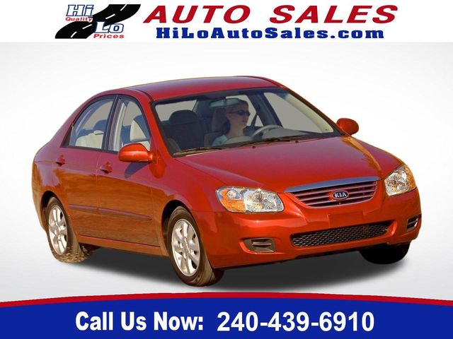 Ice Blue 2007 Kia Spectra Sedan Front-Wheel Drive 4-Speed Automatic Overdrive