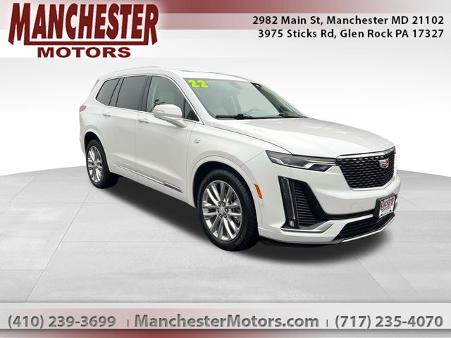 Crystal White Tricoat 2023 Cadillac XT6 Premium Luxury AWD SUV / Crossover Four-Wheel Drive 9-Speed Automatic