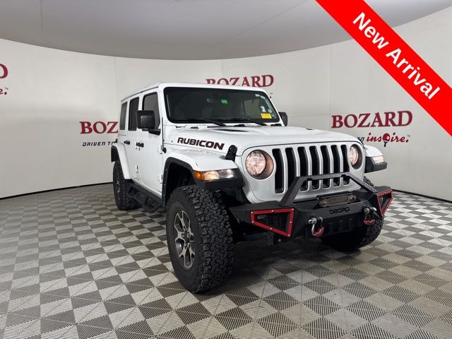 2021 Bright White Clearcoat Jeep Wrangler Unlimited Rubicon SUV