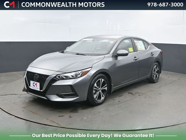 Gray (Gun Metallic) 2021 Nissan Sentra SV FWD Sedan Front-Wheel Drive Continuously Variable Transmission