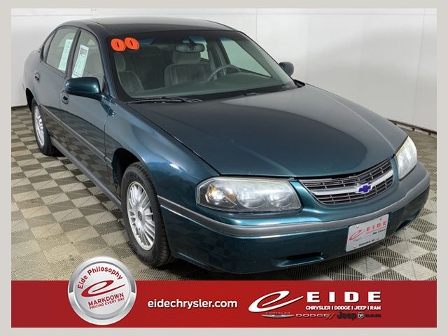Dark Jade Green Metallic 2000 Chevrolet Impala FWD Sedan Front-Wheel Drive 4-Speed Automatic