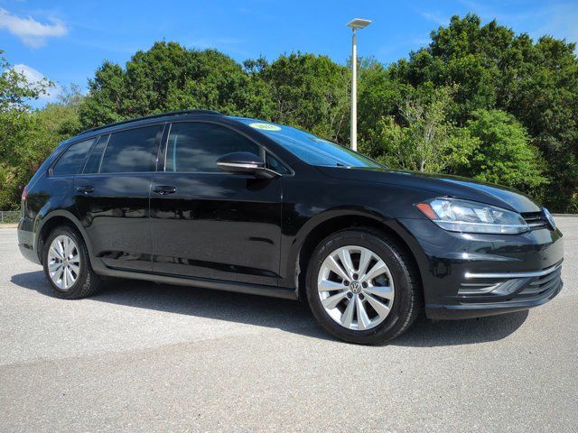 Deep Black Pearl Metallic 2018 Volkswagen Golf SportWagen 1.8T S 4Motion AWD Wagon All-Wheel Drive 6-Speed Dual Clutch
