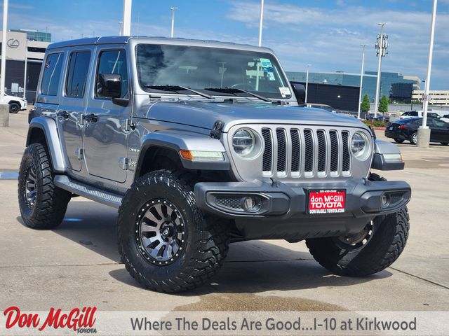 2018 Jeep Wrangler Unlimited Sahara Silver at Autostrade