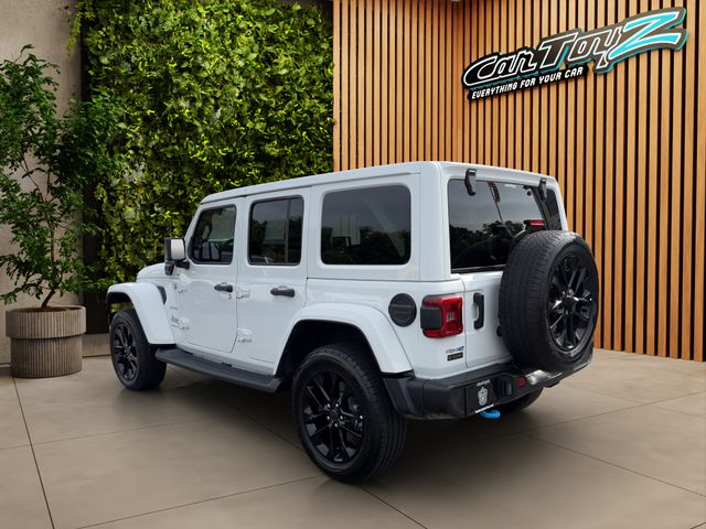 2024 JEEP WRANGLER SAHARA 4XE • 4X4 • PLUG-IN HYBRID CLEAN CARFAX • 1 OWNER BODY COLOR HARD TOP • ADAPTIVE CRUISE • APPLE CARPLAY • REMOTE START Thumbnail