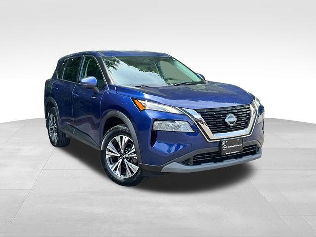 Caspian Blue Metallic 2022 Nissan Rogue SV AWD SUV / Crossover All-Wheel Drive Continuously Variable Transmission