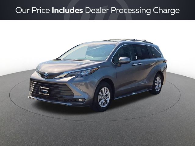 Magnetic Gray Metallic 2025 Toyota Sienna Minivan All-Wheel Drive Continuously Variable Transmission