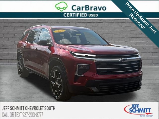 Radiant Red Tintcoat 2025 Chevrolet Traverse SUV / Crossover Front-Wheel Drive 8-Speed Automatic