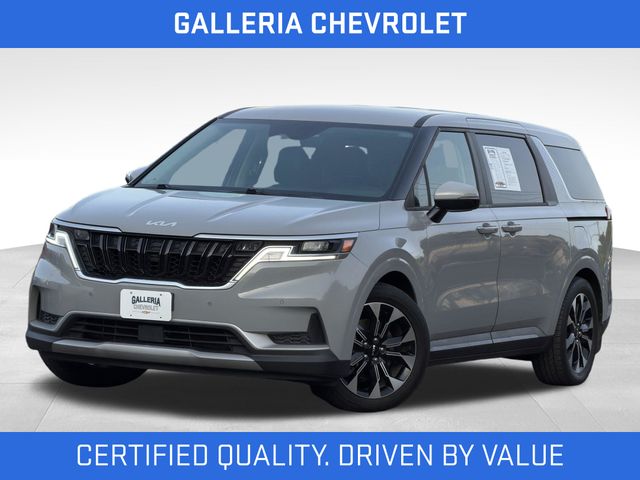 Ceramic Silver 2022 Kia Carnival Minivan Front-Wheel Drive 8-Speed Automatic