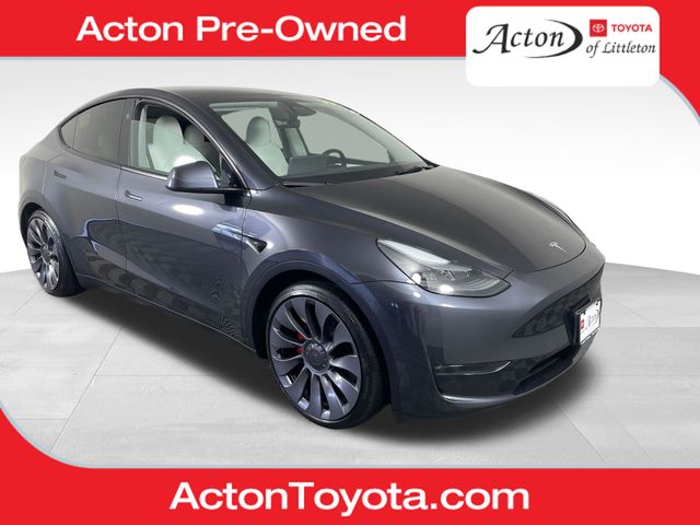 Stealth Gray 2025 Tesla Model Y Performance AWD SUV / Crossover All-Wheel Drive 1-Speed Automatic